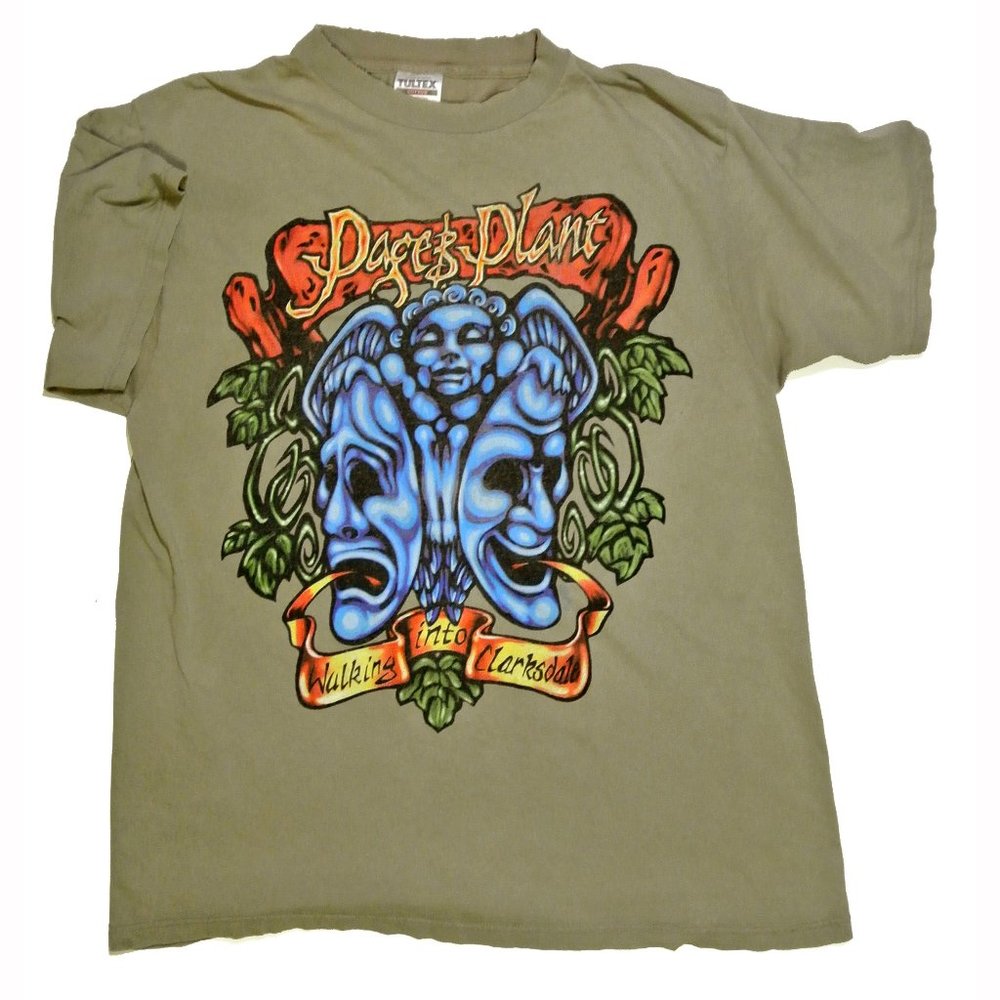 VINTAGE JIMMY PAGE ROBERT PLANT CONCERT T, CLARKSDALE, 1998, LED ZEPPELIN
